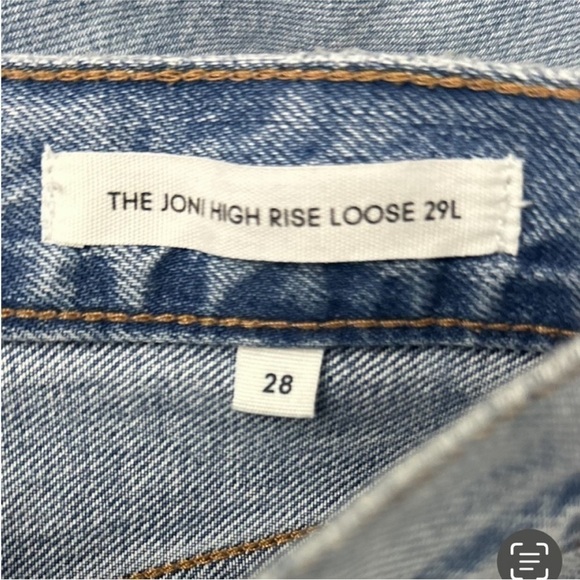 Aritzia Denim Forum Joni High Rise Loose 29L Jeans - Picture 7 of 13